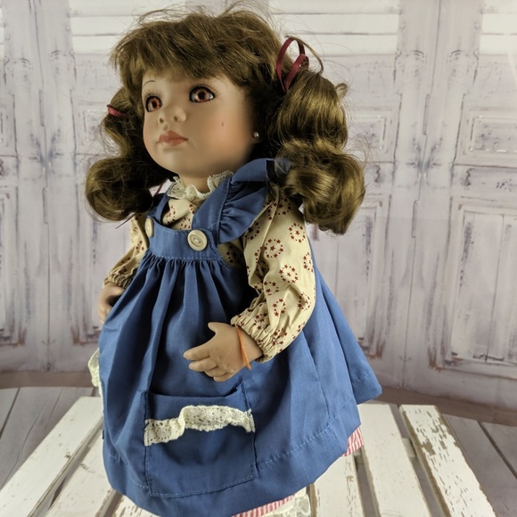 Linda Steele doll 1993‎ annabelle girl toddler brun - Picture 3 of 8